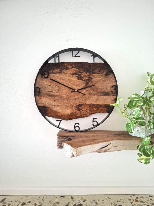 Large Australian Wooden Wall Clock, Wall Clock Handmade