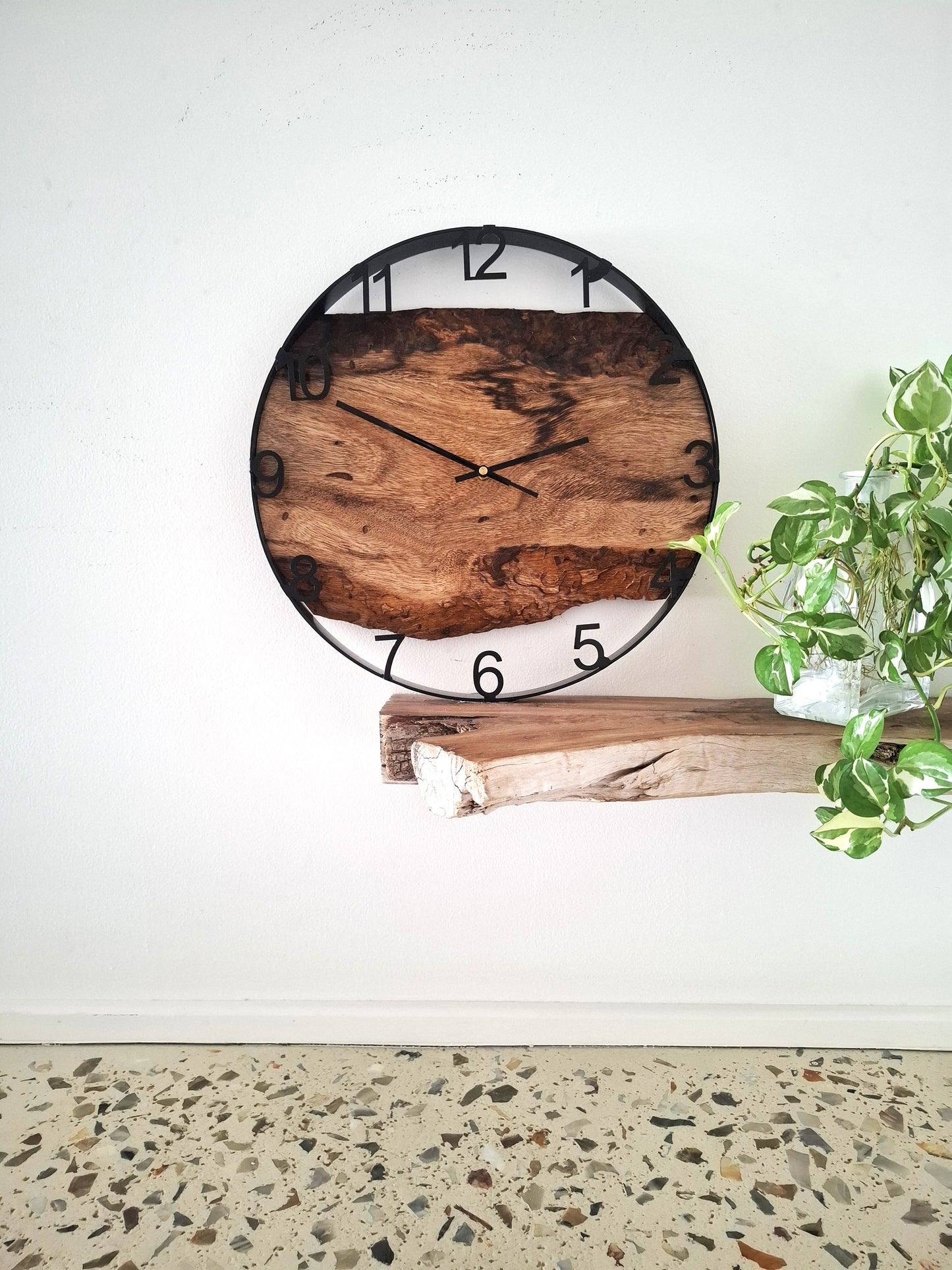Large Australian Wooden Wall Clock, Wall Clock Handmade
