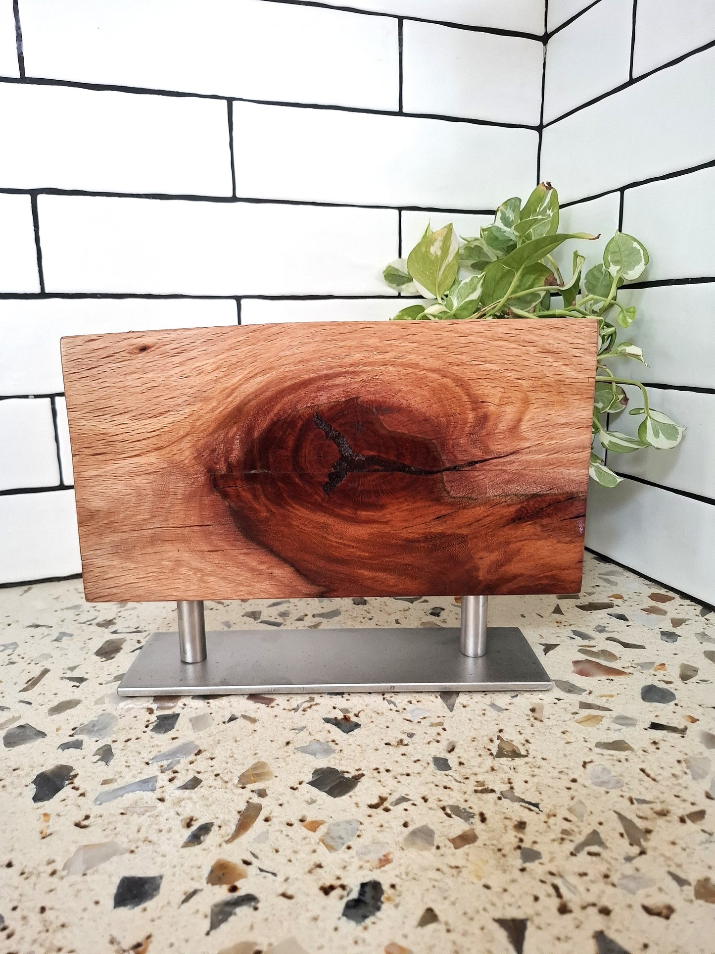 Handmade Magnetic Knife Block: Australian Wooden Kitchen Organizer