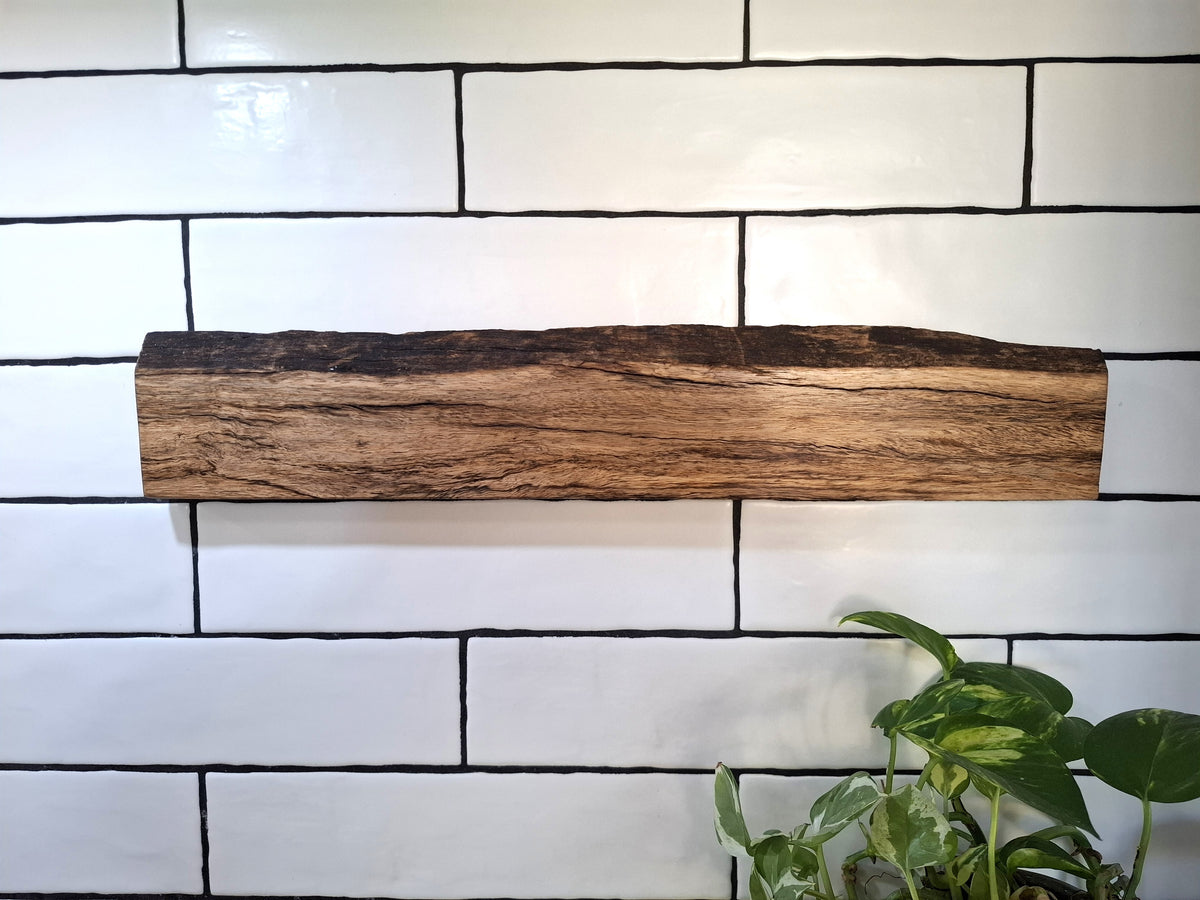 Handmade Wooden Magnetic Knife Holder: Wall-Mounted Kitchen Storage