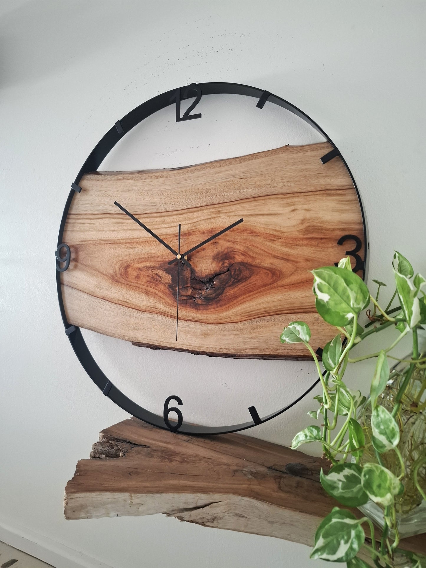 Large Australian Wooden Wall Clock, Wall Clock Handmade