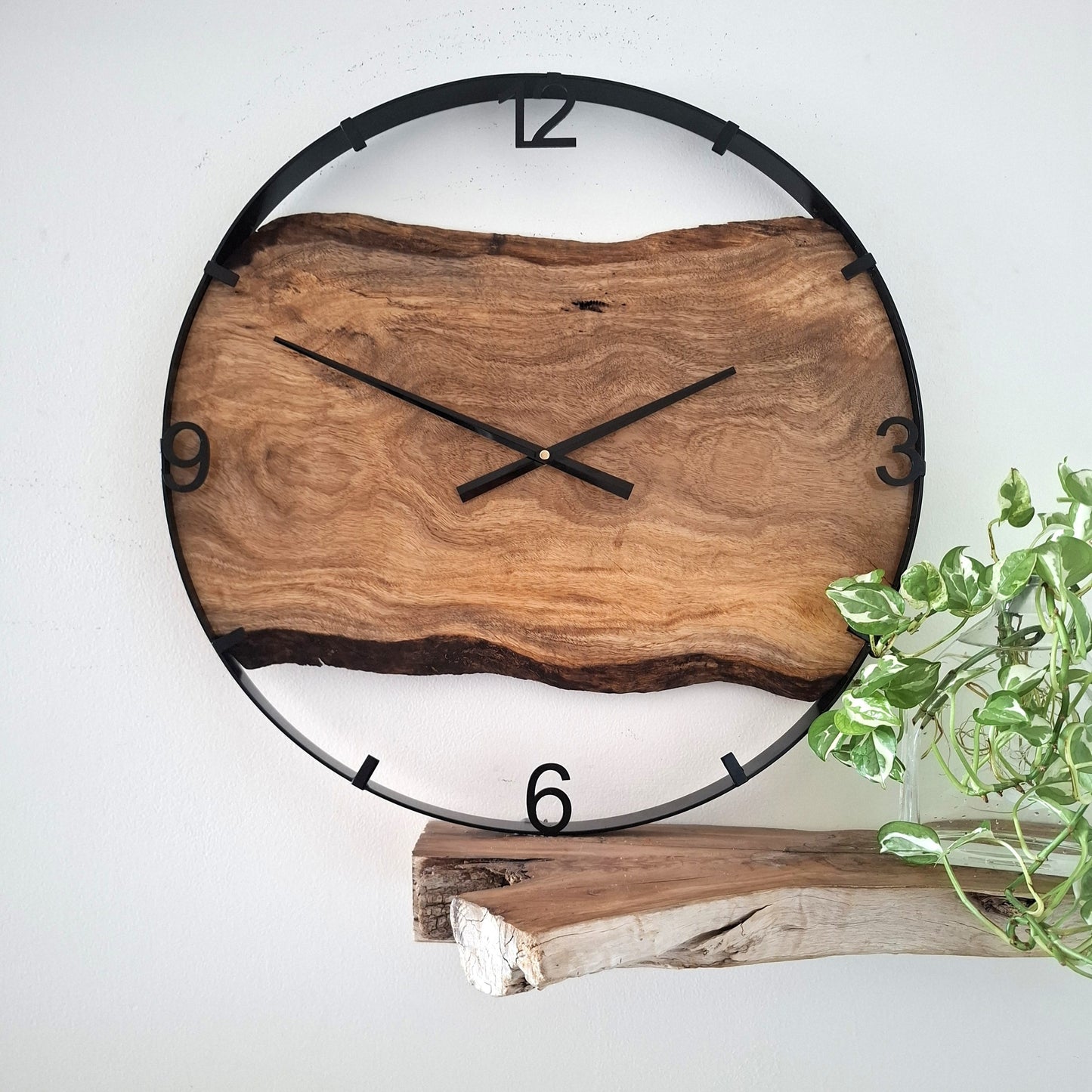 Large Australian Wooden Wall Clock, Wall Clock Handmade