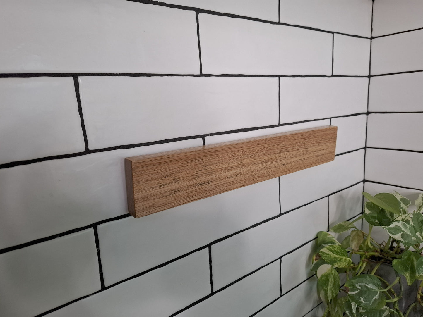 Austrlian Oak magnetic knife holder