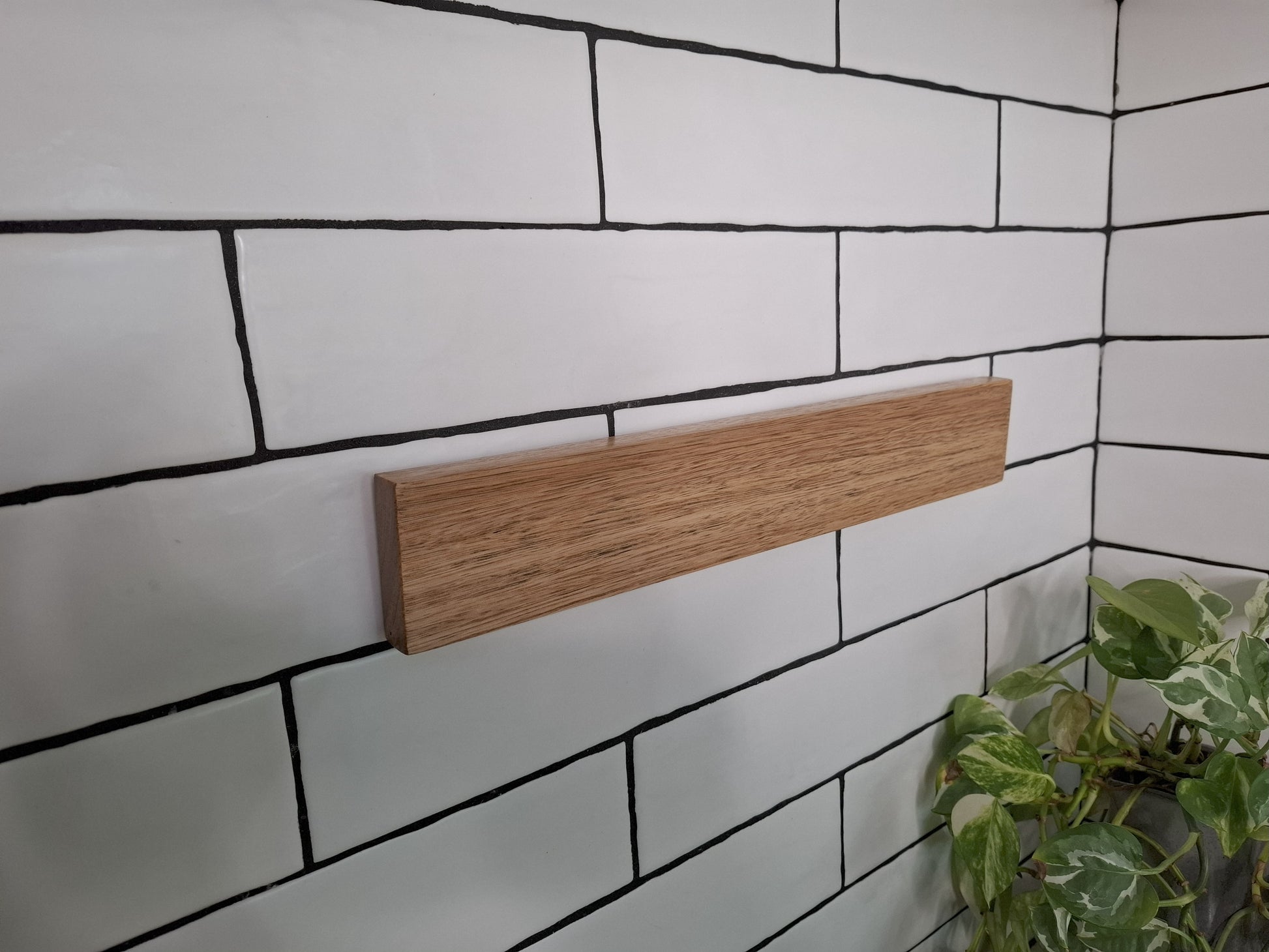 Austrlian Oak magnetic knife holder