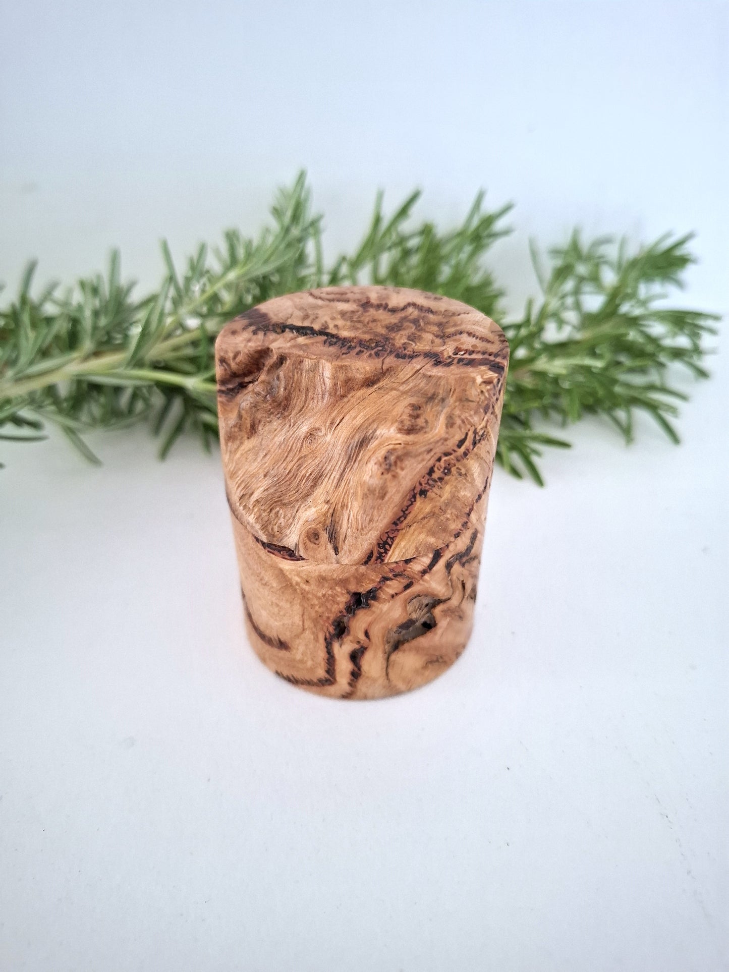 Blue Gum Timber Burl Wooden  with a natural pattern on a light background